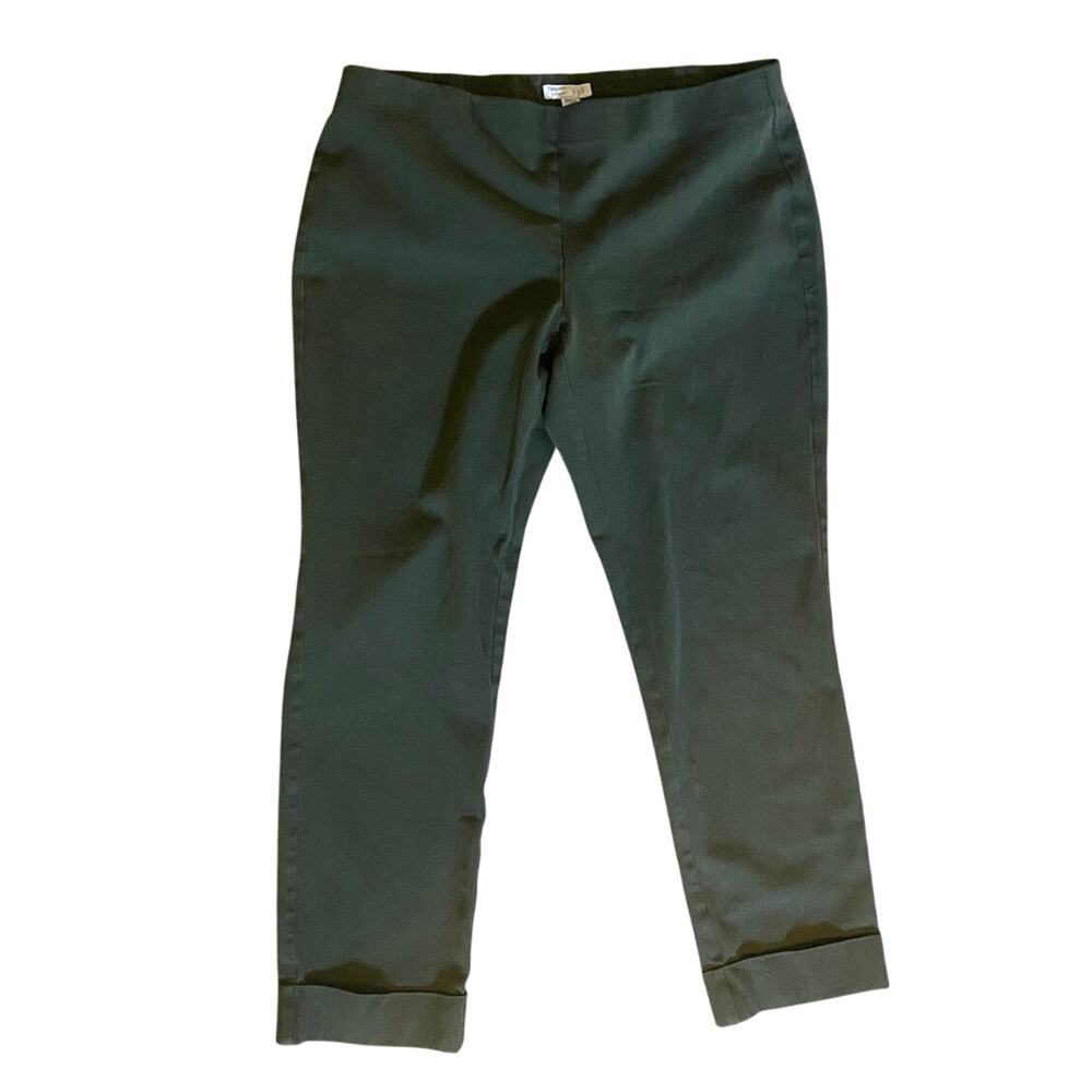 J. Jill Pants Women’s Size 6 Petite Green Premium Bistretch Cotton Blend